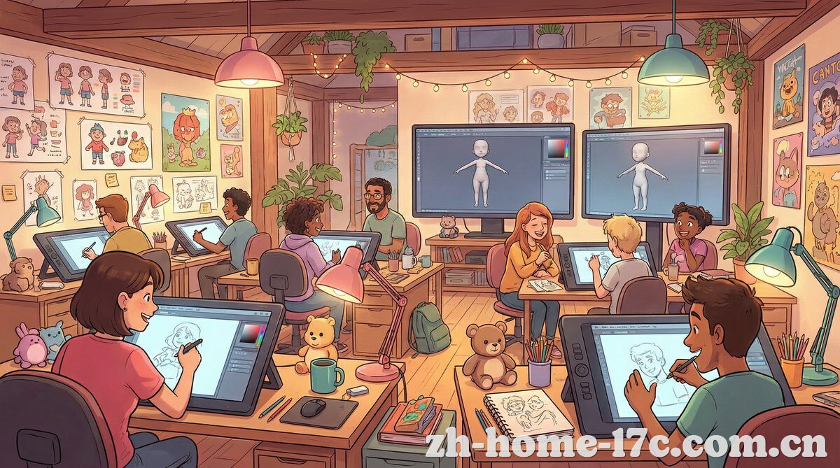 17c一起草动画创作视频